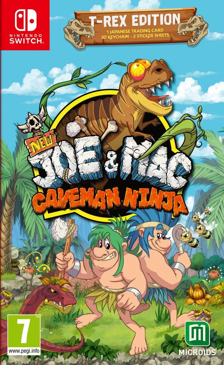 Mindscape New Joe & Mac: Caveman Ninja T-Rex Edition - Switch