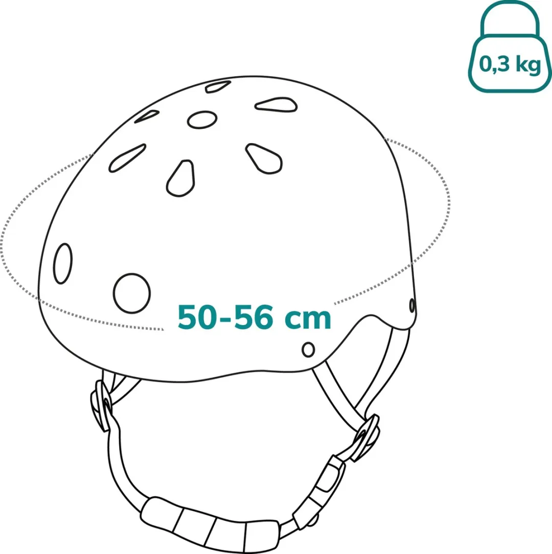 Lionelo Helmet Kinderfietshelm S - 50-56cm - Beige - afbeelding 6 van 6