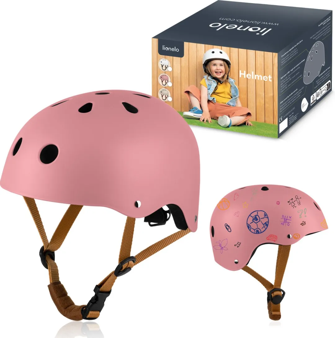 Lionelo Helmet Kinderfietshelm S - 50-56cm - Beige