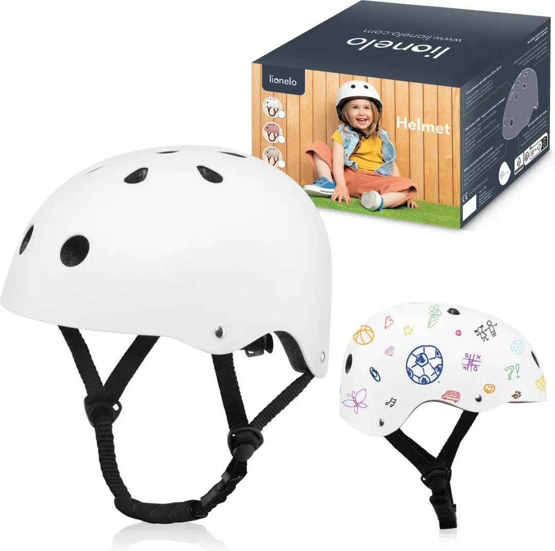 Lionelo Helmet Kinderfietshelm S - 50-56cm - Beige