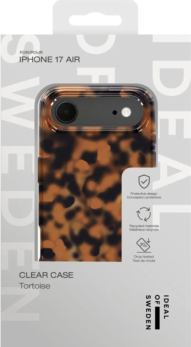 iDeal of Sweden Clear Case iPhone 17 Air - Tortoise - afbeelding 6 van 6