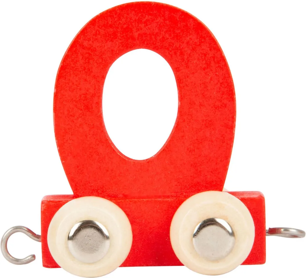 Small Foot Houten Lettertrein Rood