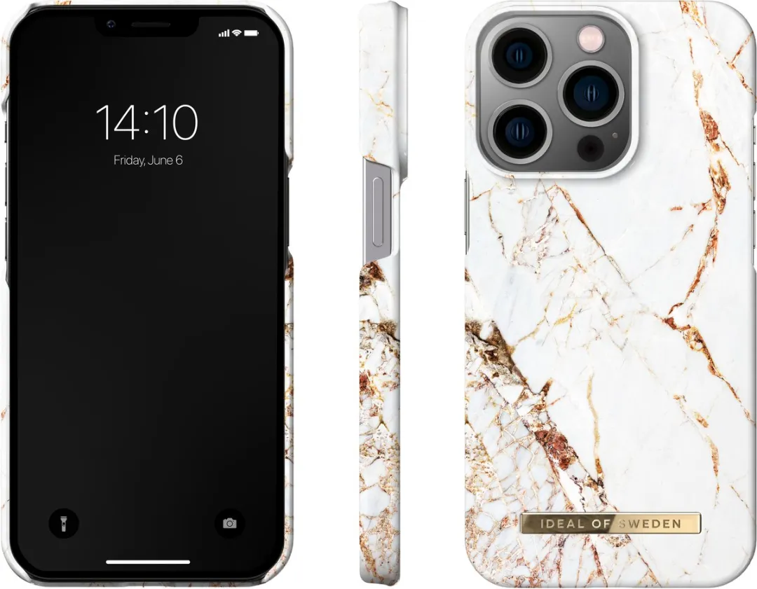 iDeal of Sweden iPhone 13 Pro MagSafe Hoesje - Carrara Gold - afbeelding 3 van 6