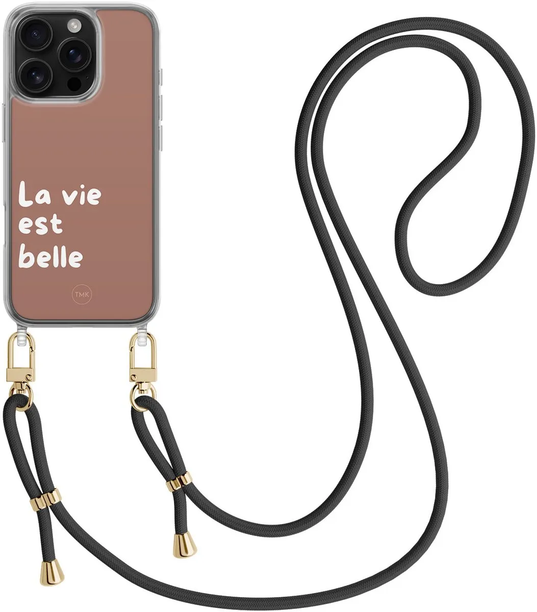 Casevibes iPhone 16 Pro Telefoonhoesje - Bruin