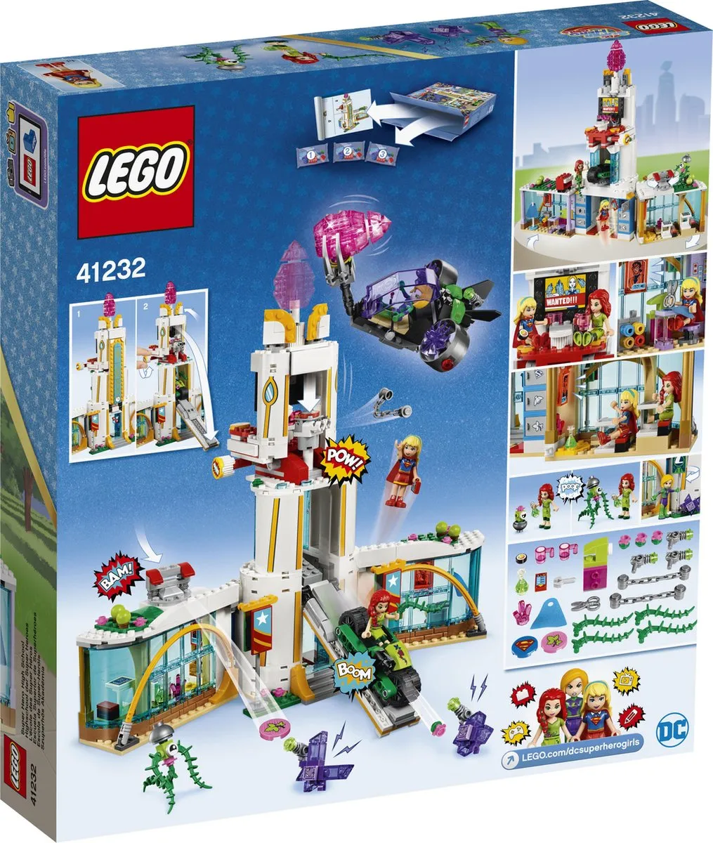 LEGO DC Super Hero Girls Superheldenschool 41232 - 712 Stukken