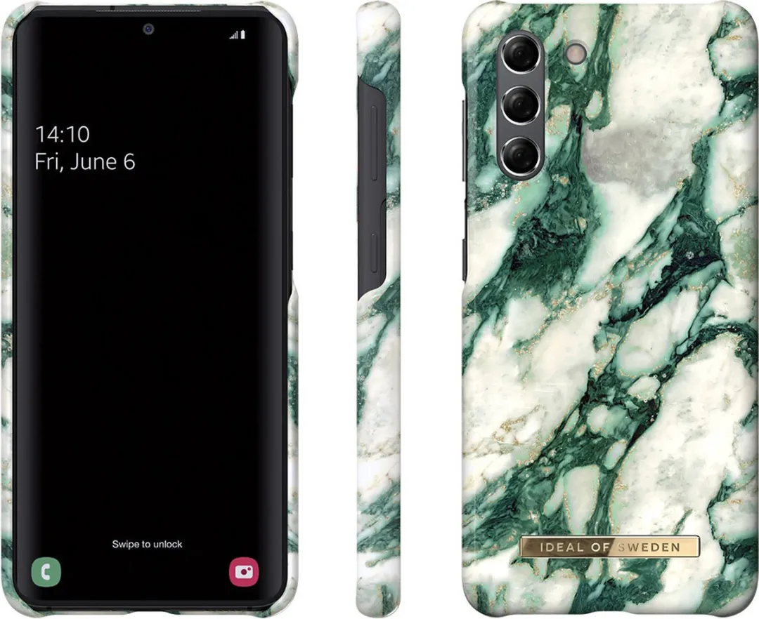 iDeal of Sweden Galaxy S21 Hoesje Calacatta Emerald Marble