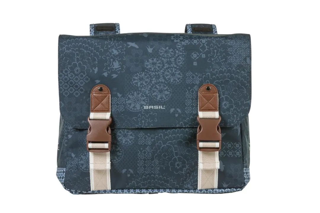 Basil Boheme Dubbele Fietstas 35L - Blauw - afbeelding 6 van 6