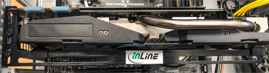 InLine Beugel voor Grafische Kaart PCI - Zwart