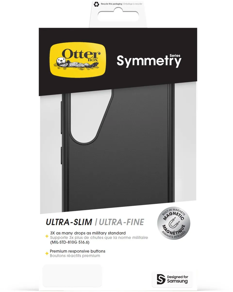 OtterBox Symmetry Magnets Case 77-97396 - Samsung Galaxy S25 - Zwart