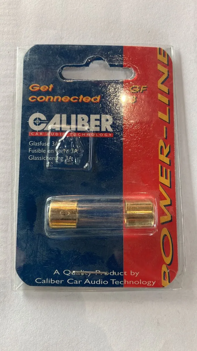 Caliber GF3 Glaszekeringen 3A