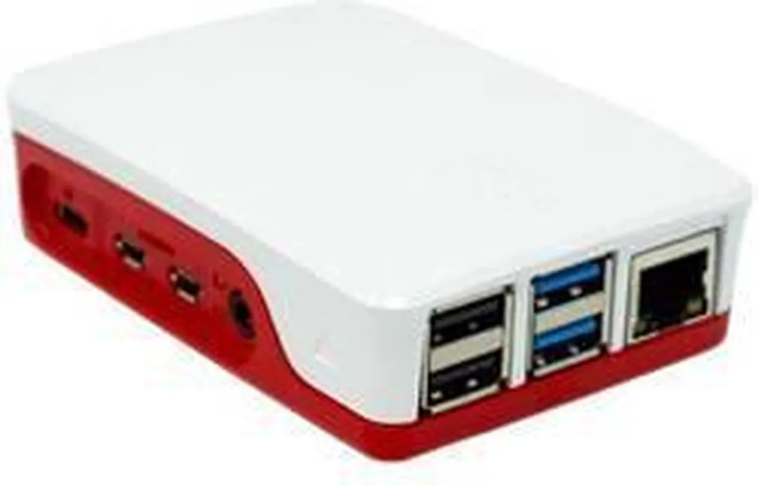 Raspberry Pi 4 Behuizing - Roze/Wit