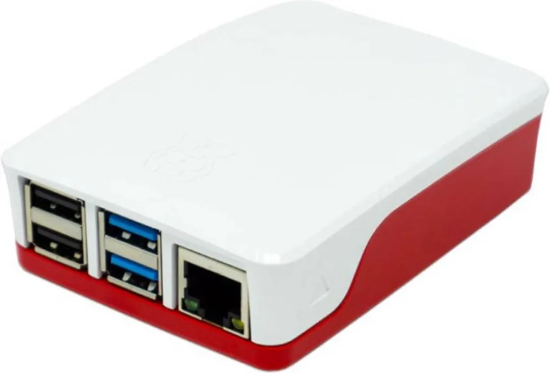 Raspberry Pi 4 Behuizing - Roze/Wit