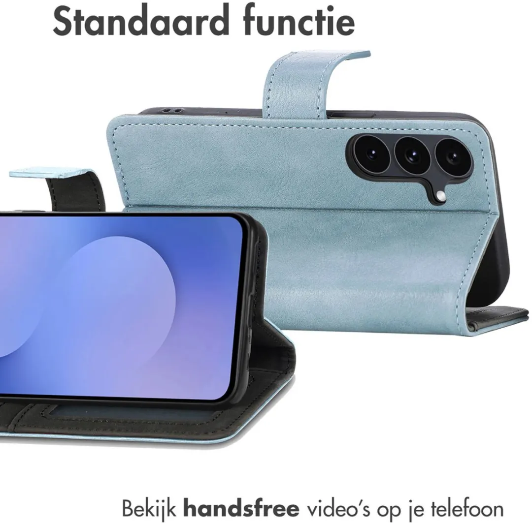 Imoshion Hoesje Samsung Galaxy S25 FE - 3 Pasjes - Lichtblauw