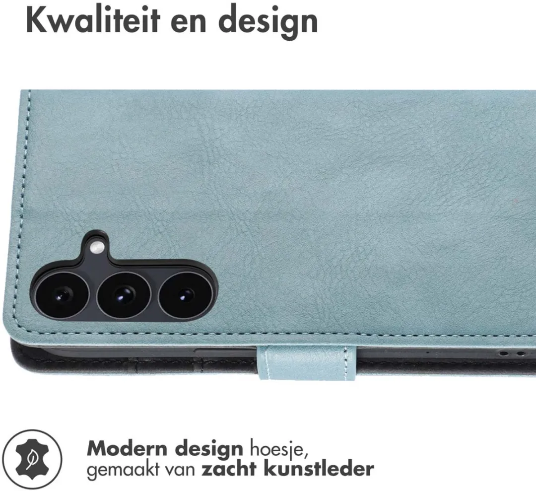 Imoshion Hoesje Samsung Galaxy S25 FE - 3 Pasjes - Lichtblauw