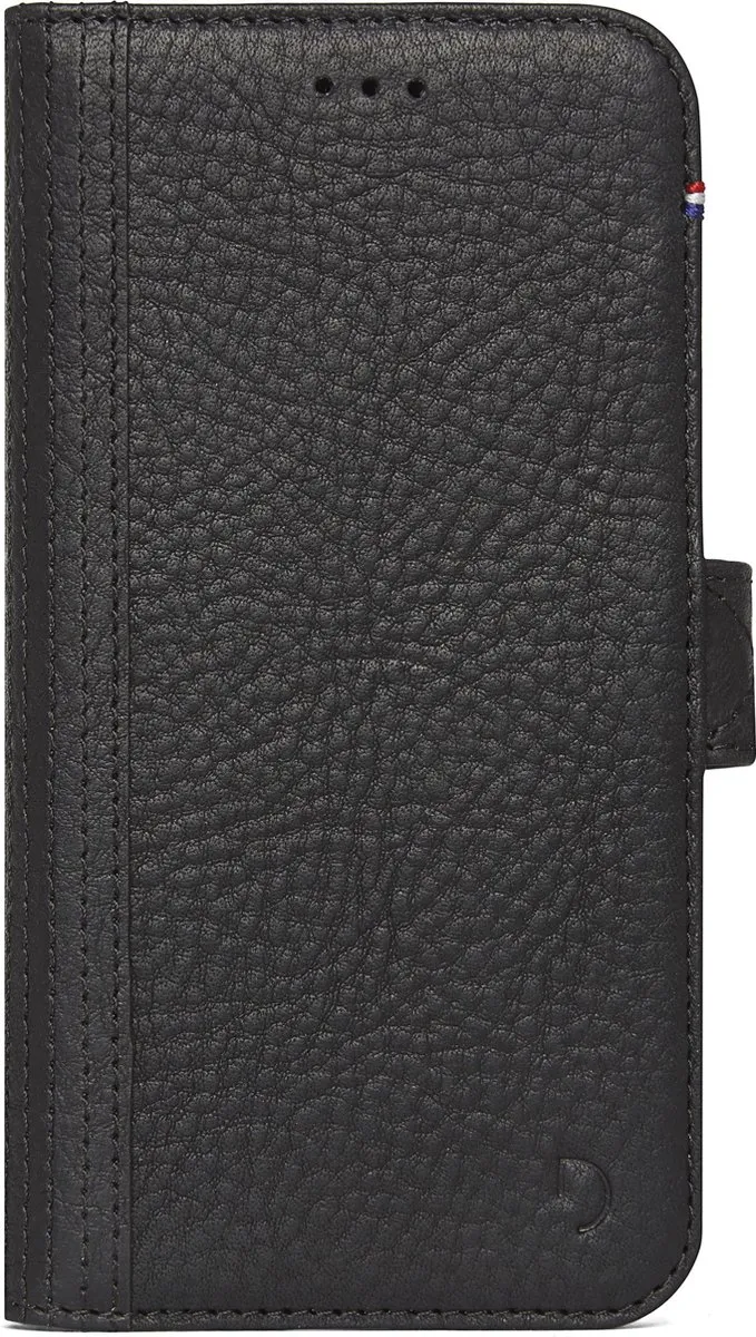 Decoded Leather Impact Protection Wallet Case D7IPOXWC6BK - iPhone Xs - 3 Pasjes - Zwart