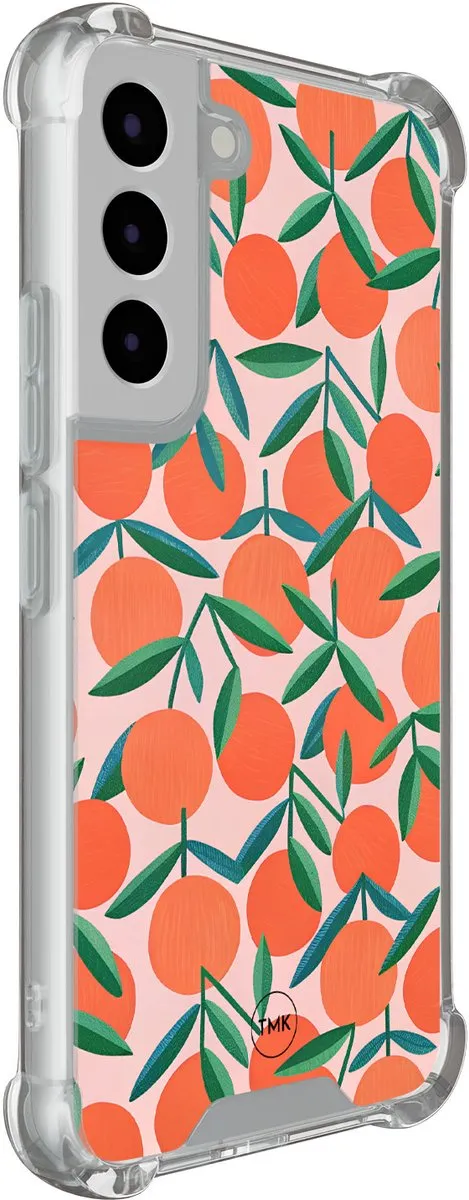 Casevibes Shockproof Hoesje Samsung Galaxy S22 - Oranje - S/S22/S/020