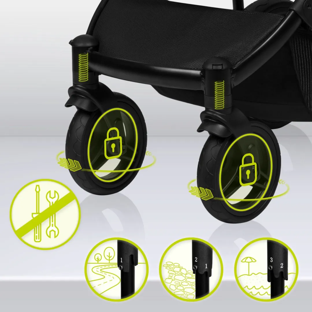 Lionelo Mari Tour Kinderwagen 2-in-1 - Grijs