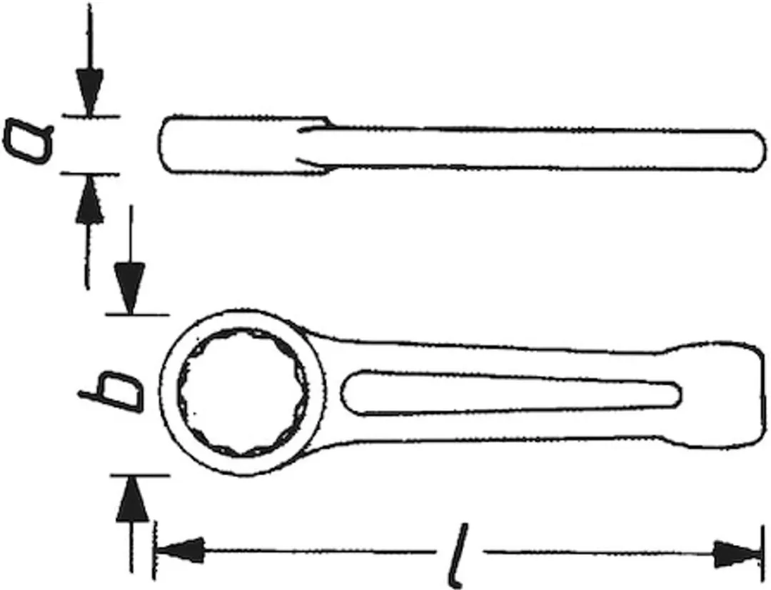 Würth Slagringsleutel Impact - 1 Stuks