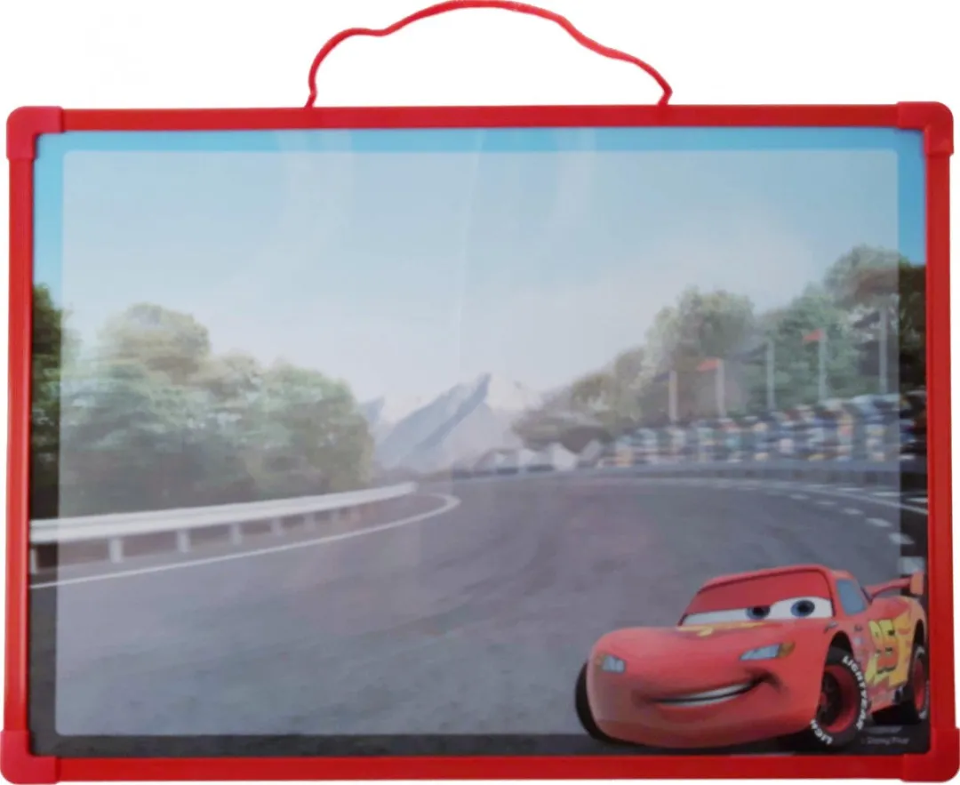 Disney Cars Memobord 40x30cm - Rood - 2-delig