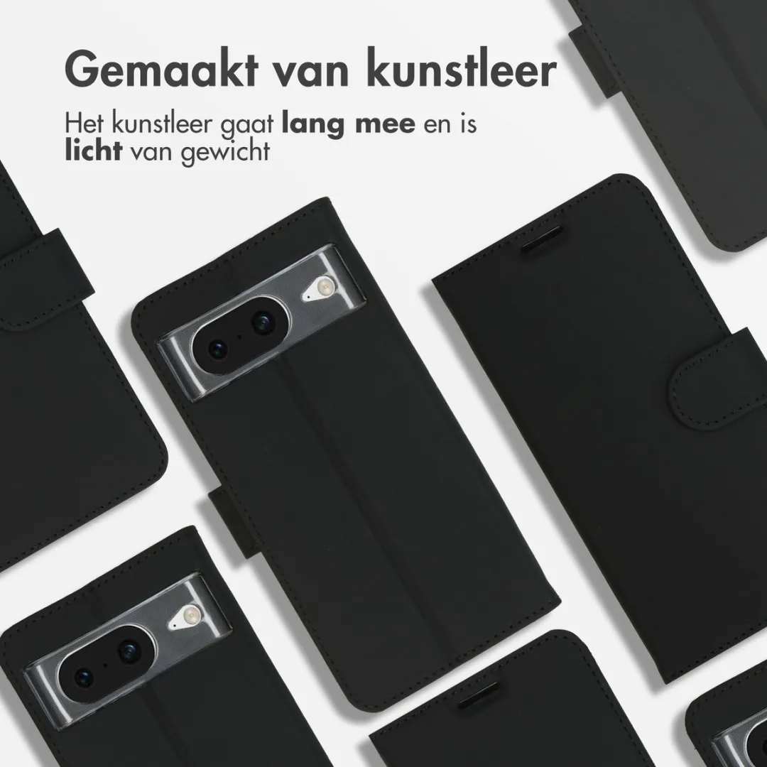 Accezz Hoesje Google Pixel 8 Wallet Softcase - 3 Pasjes - Zwart