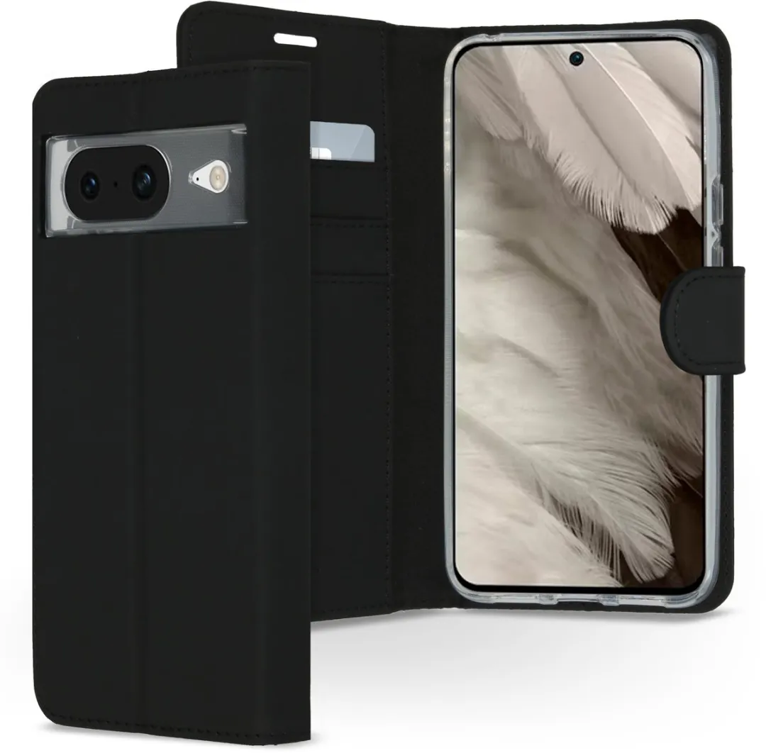 Accezz Hoesje Google Pixel 8 Wallet Softcase - 3 Pasjes - Zwart
