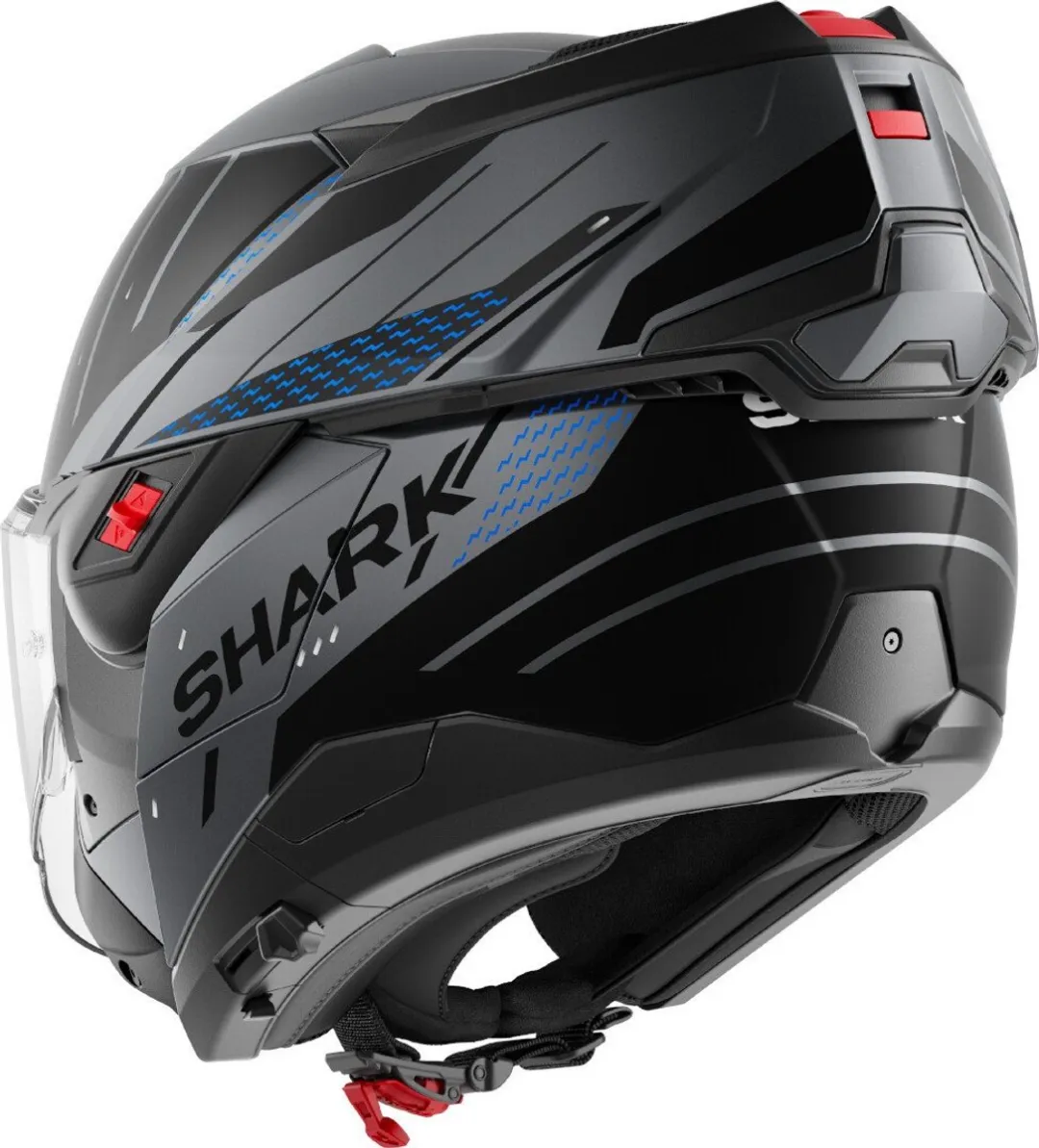 Shark Oxo Rydger Mat Antraciet/Zwart ABK Systeemhelm - XL