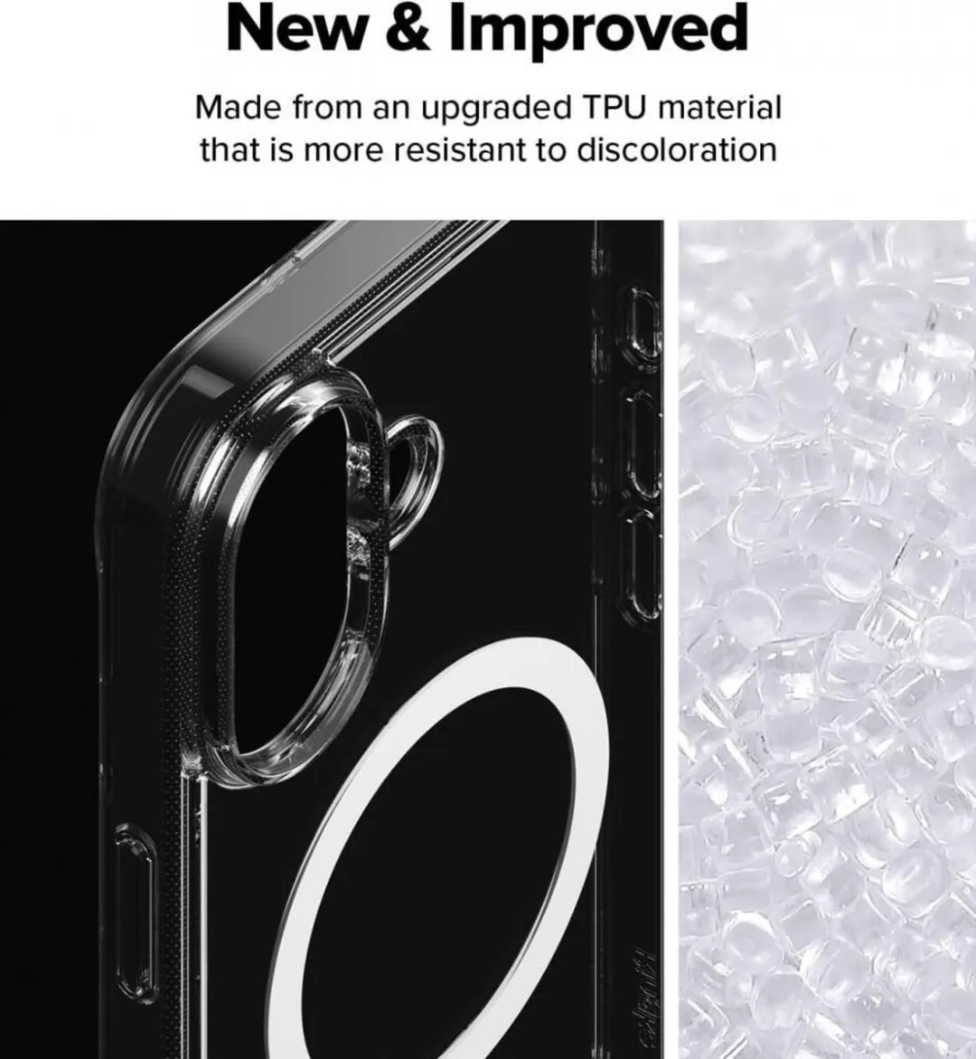 Ringke Fusion Magnetic Hoesje iPhone 16 - Transparant