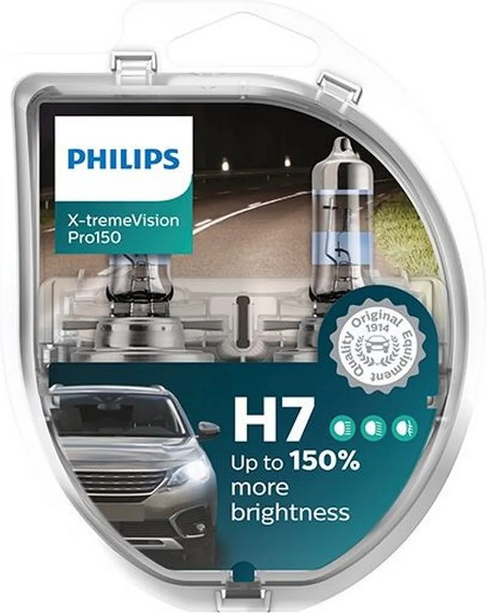 Philips X-tremeVision Pro150 H7 Autolampen