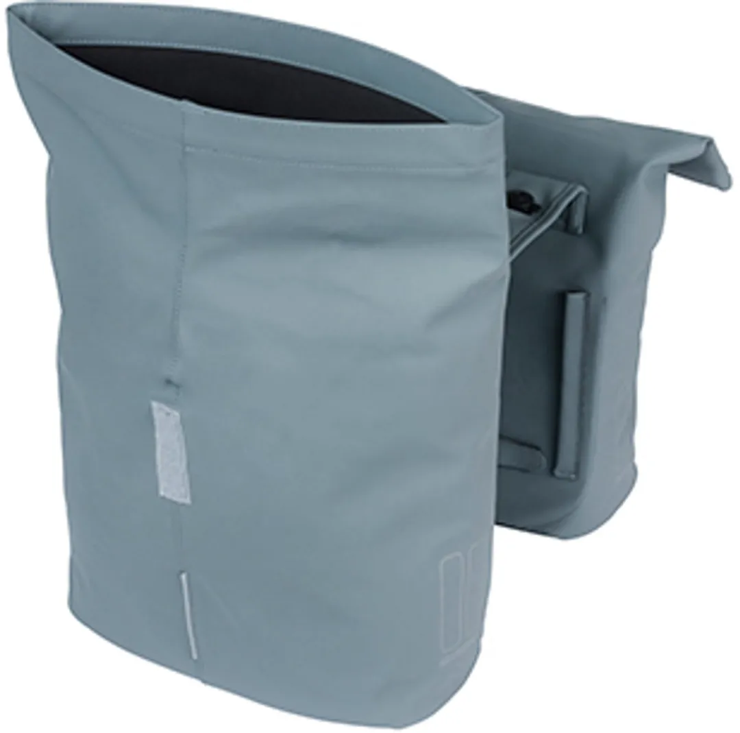 Basil City Dubbele Fietstas MIK 32L - Graphite Blue