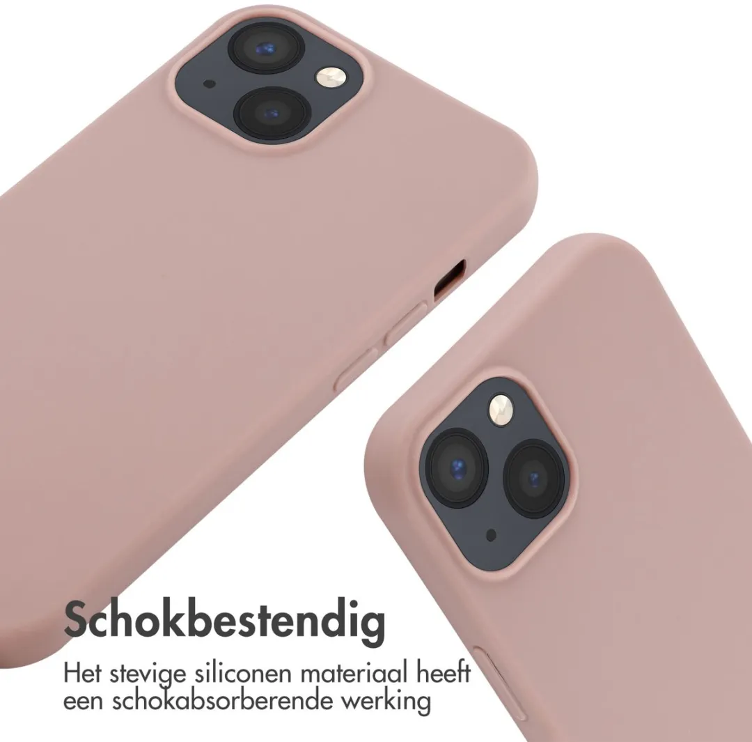 Imoshion iPhone 13 Hoesje - Siliconen - Sand Pink - afbeelding 6 van 6