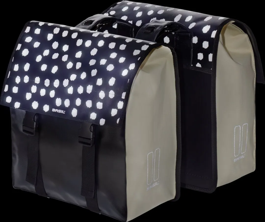 Basil Urban Load Dubbele Fietstas - 48L - Zwart