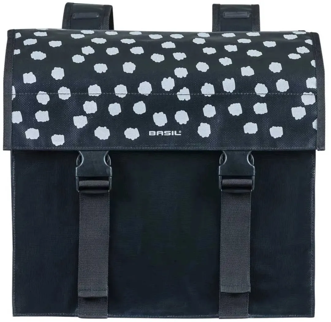 Basil Urban Load Dubbele Fietstas - 48L - Zwart