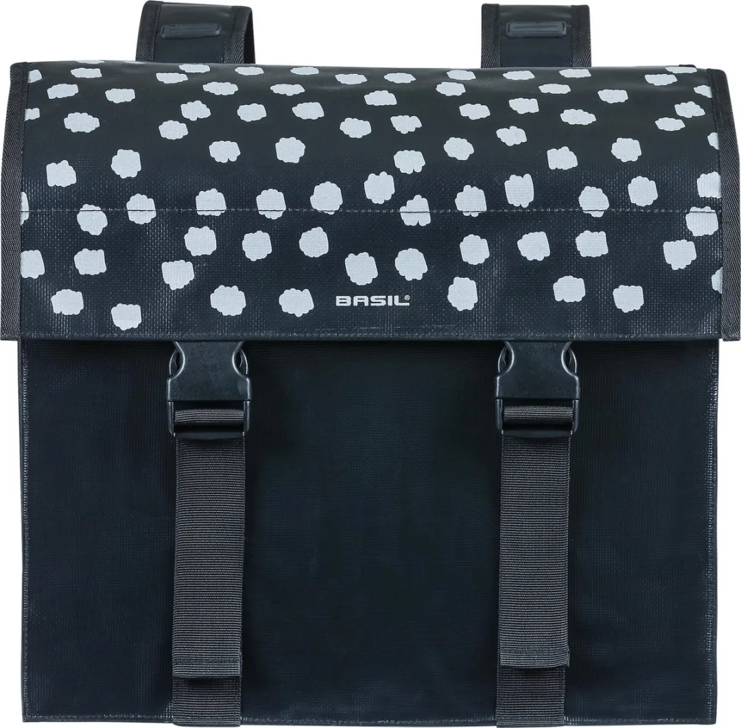 Basil Urban Load Dubbele Fietstas - 48L - Zwart - afbeelding 6 van 6