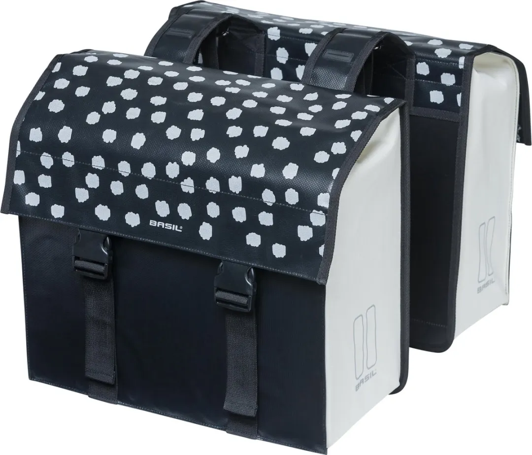 Basil Urban Load Dubbele Fietstas - 48L - Zwart