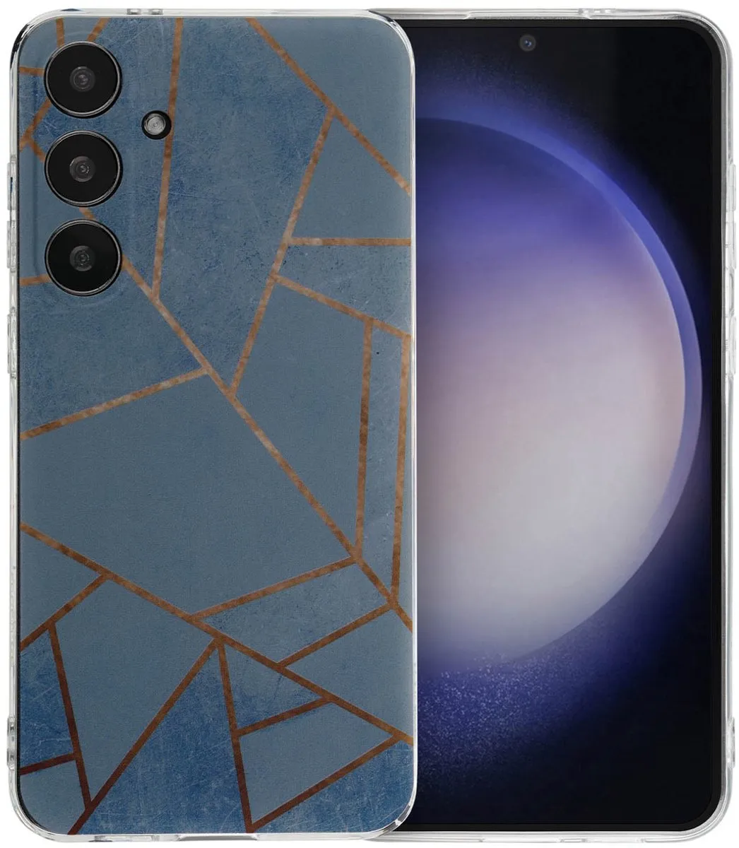 Imoshion Hoesje Samsung Galaxy S24 Plus Blue Graphic