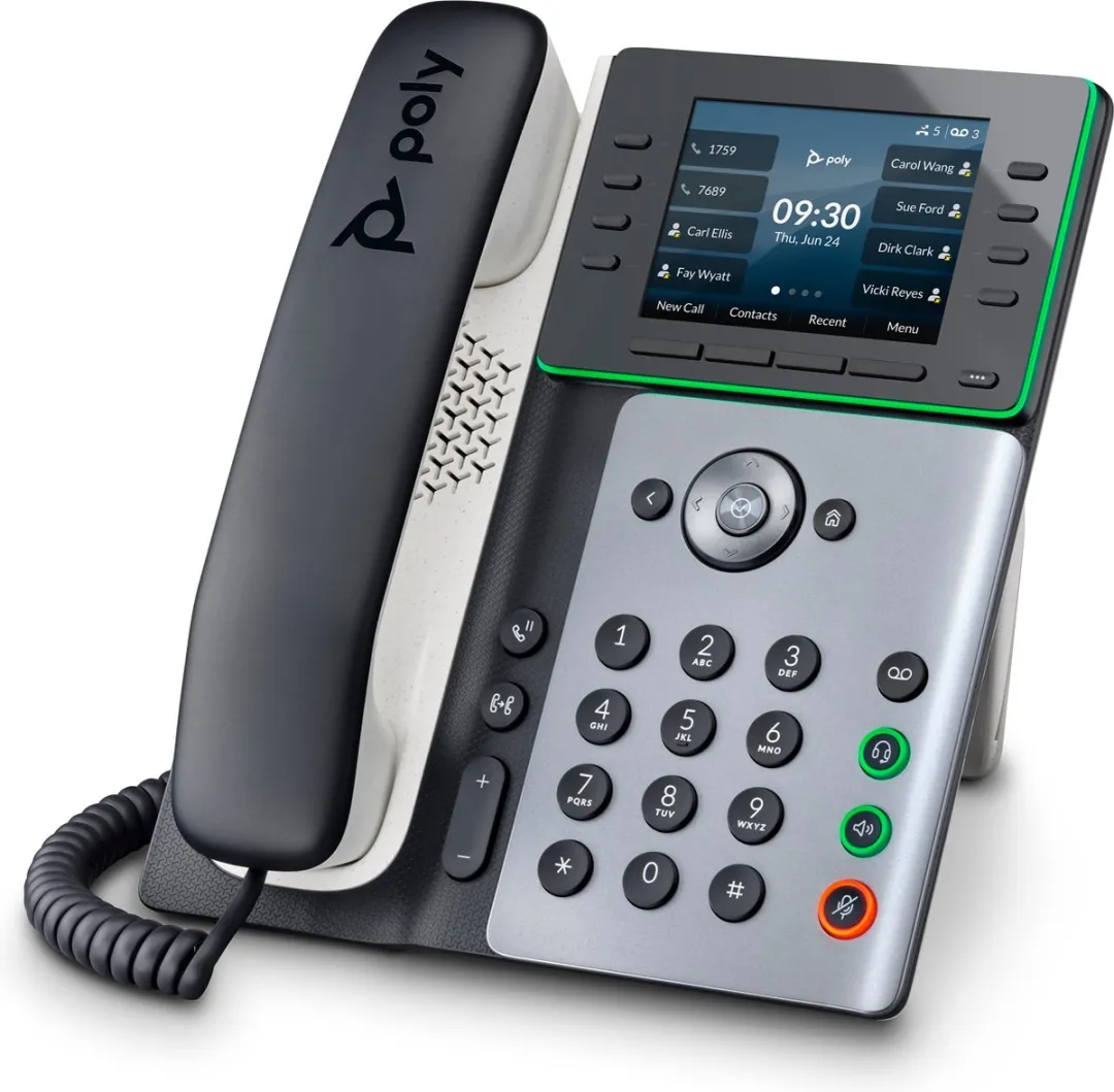 HP Poly Edge E320 IP-telefoon - 3,5" - PoE - Zwart