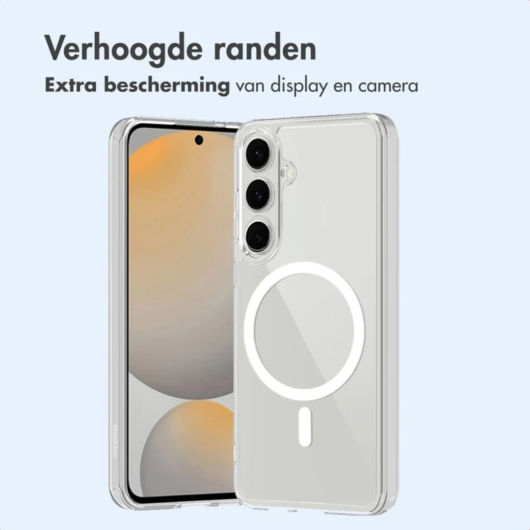Imoshion Hoesje Samsung Galaxy S25 FE - Transparant met MagSafe Ring
