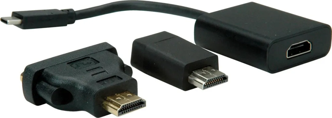 Value VALUE 12.99.3229 USB Beeldschermadapter - VGA/HDMI/DVI - 4K - Zwart
