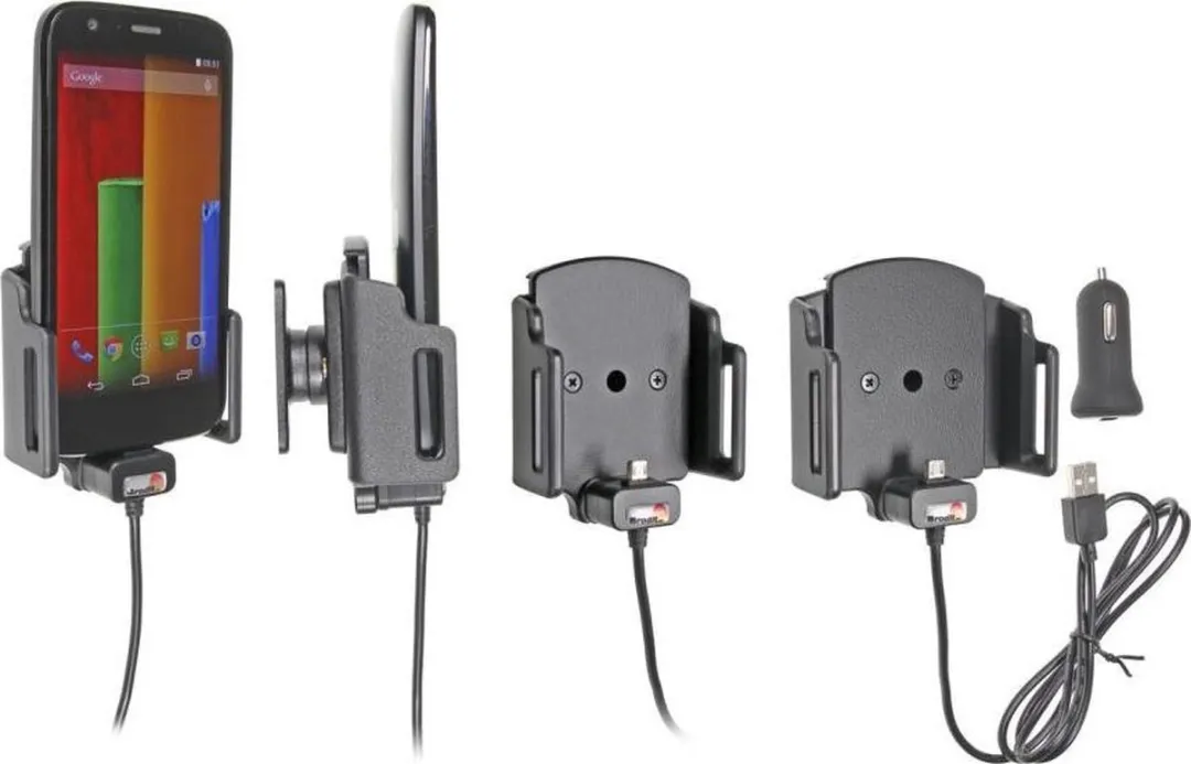 Brodit Universele Houder 521620 - 12V USB - Zwart
