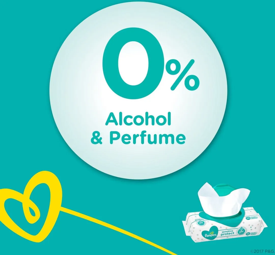 Pampers Sensitive Protect Billendoekjes 468 Stuks