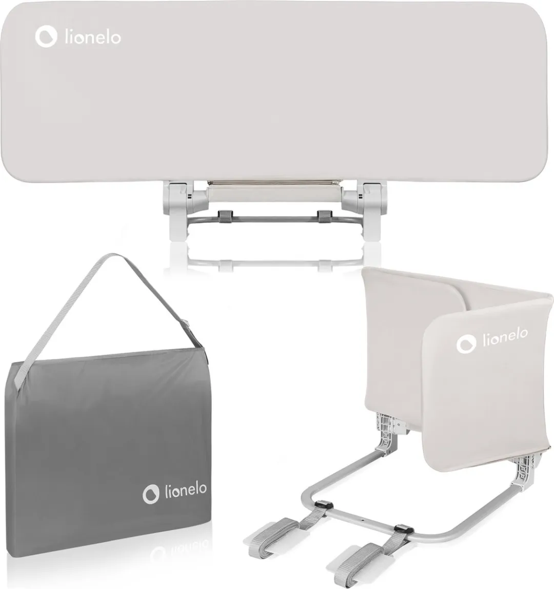 Lionelo Lora Bedhekje 105cm - Grijs