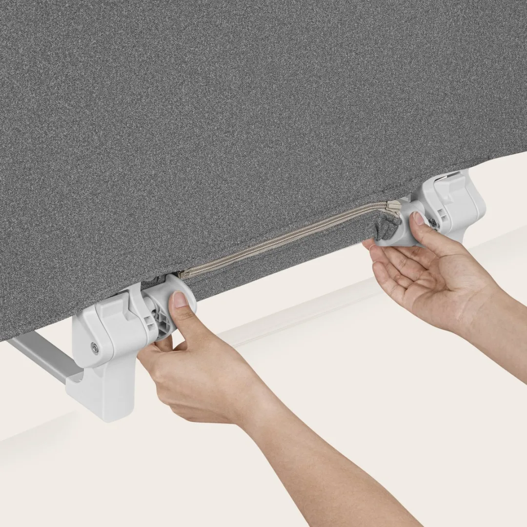 Lionelo Lora Bedhekje 105cm - Grijs