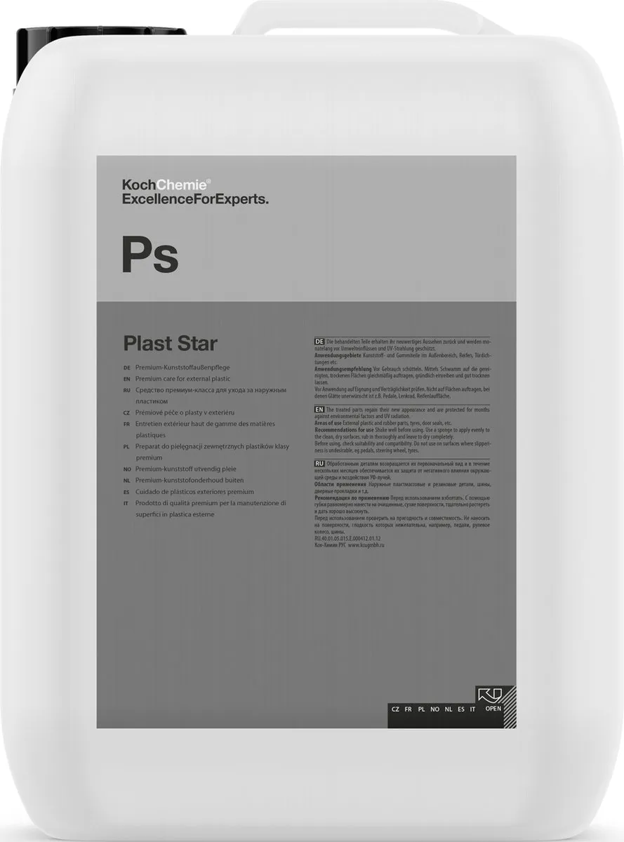 Koch Chemie Plast Star 10L Rubber & Kunststof Dressing