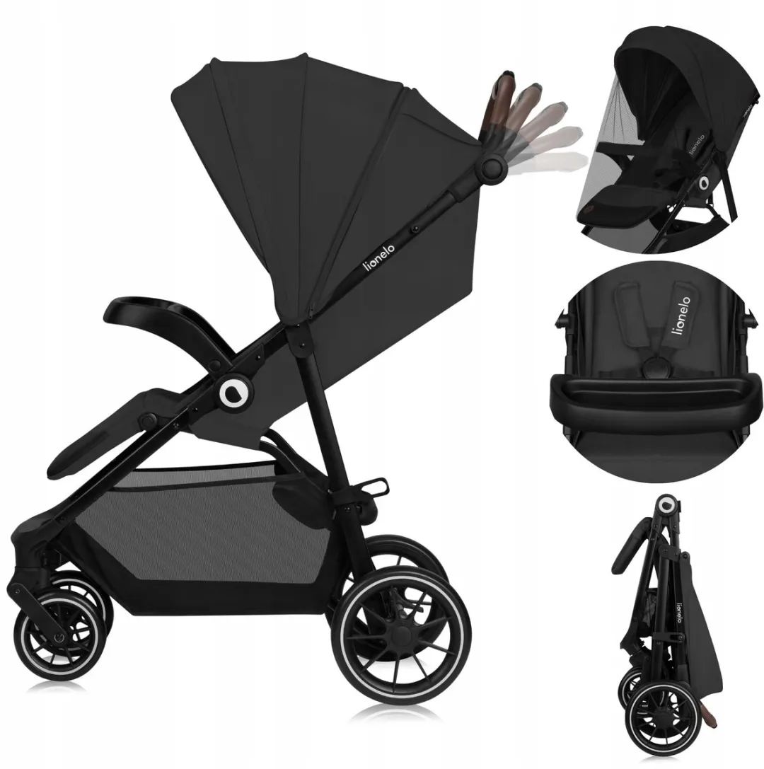 Lionelo Emma One Buggy Groen - XXL Kapje EVA Wielen