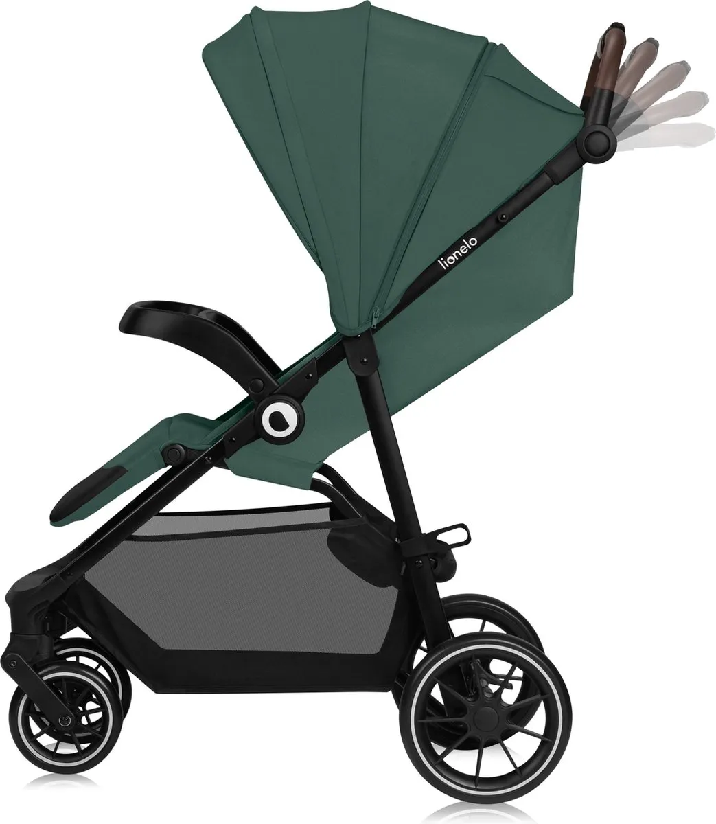Lionelo Emma One Buggy Groen - XXL Kapje EVA Wielen