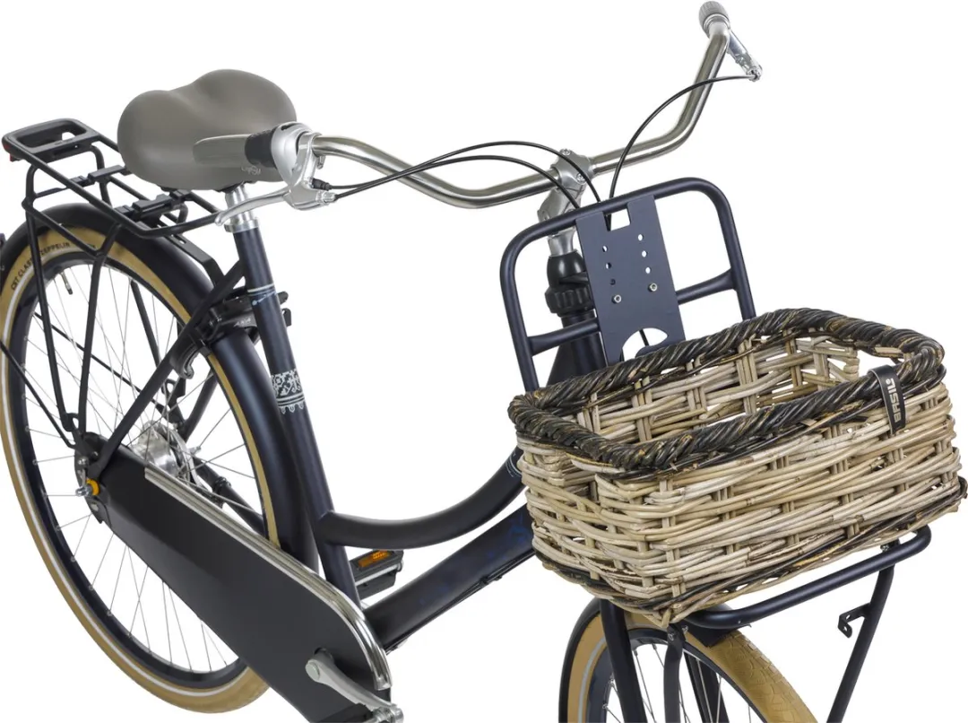 Basil Dijon S Fietsmand Voorpak - Grijs/Zwart - afbeelding 6 van 6
