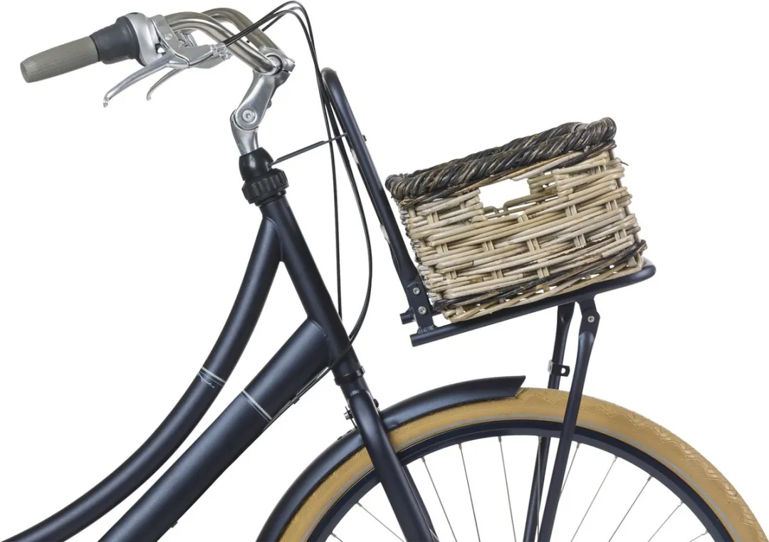 Basil Dijon S Fietsmand Voorpak - Grijs/Zwart
