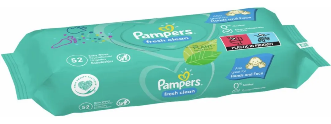 Pampers Fresh Clean Billendoekjes 208 Stuks