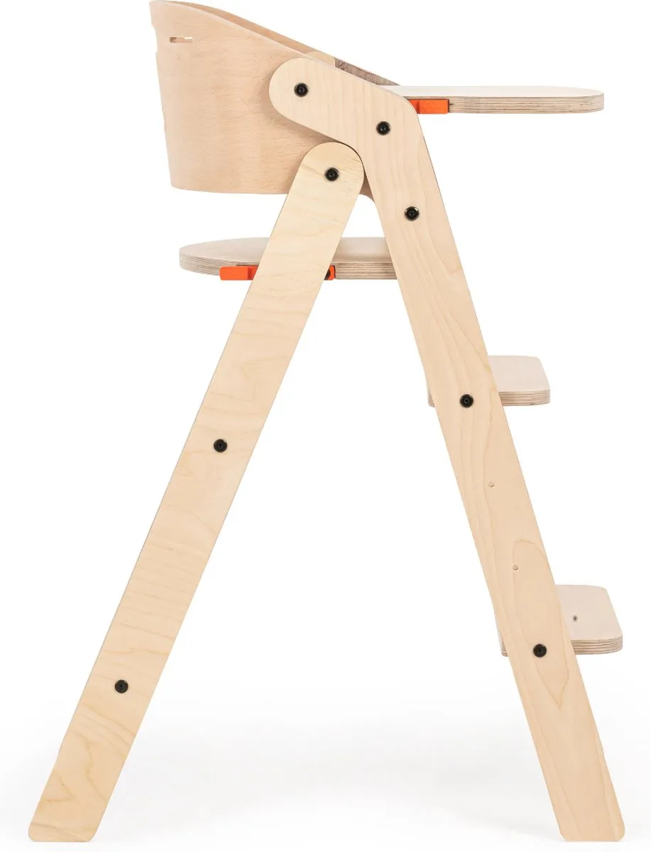 Mamatoyz Kinderstoel Doorgroei Stoel met Eetblad Massief Hout Opvouwbaar 6 Maanden tot 15 jaar Meegroeistoel