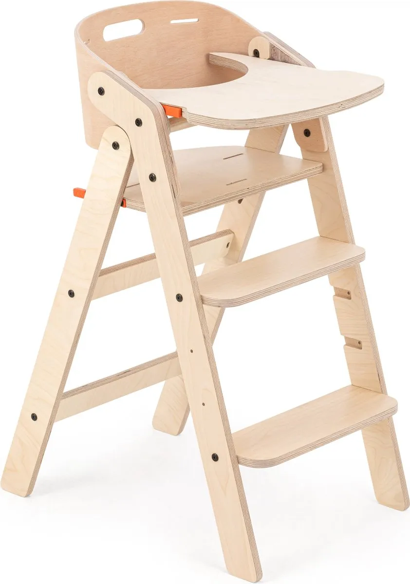 Mamatoyz Kinderstoel Doorgroei Stoel met Eetblad Massief Hout Opvouwbaar 6 Maanden tot 15 jaar Meegroeistoel